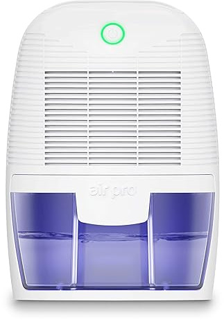 Air Pro Deshumidificateur 600ml Absorbeur D humidite Portable - Mini Deshumidificateur D air Pour La Maison, La Chambre A Coucher, La Voiture, Le Bureau - Demoulant electrique - Blanc Et Pourpre