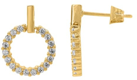 Heideman Ohrringe Damen Cora Edelstahl mit Zirkonia weiß | Schöne Geschenkidee zu Weihnachten oder Muttertag, elegant und funkelnd, hautfreundlich sowie anlauffrei