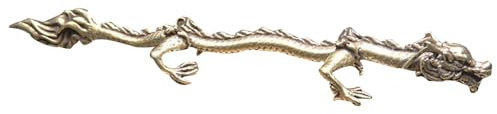 YHDONE Briefbeschwerer aus Messing, Sternzeichen-Drache, Stifthalter, Ornament, Messing, Bronze, Feng Shui-Maskottchen