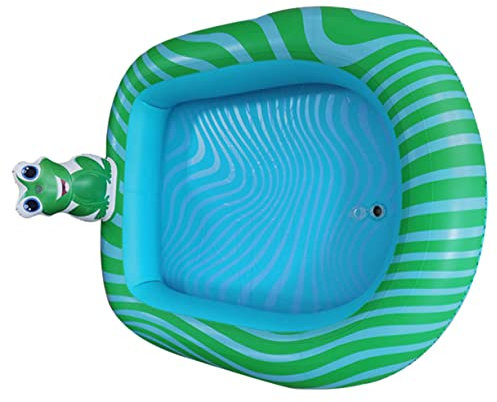 ibasenice 1 Pc Chico Piscina Inflable Juguetes Exteriores para Niños Silla De Piscina Inflable Flotador Infantil Estera De Riego Al Aire Bañeras Bebé Anillo De Natación Talla Pequeña