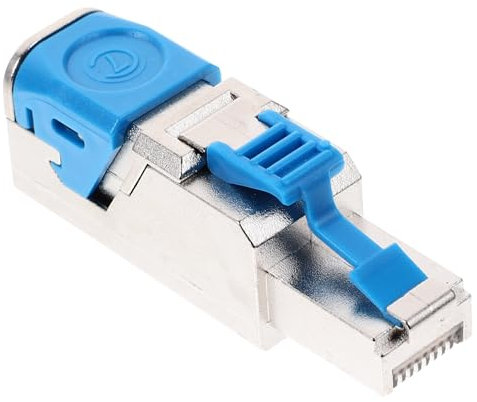 HEMOTON Geschirmter Stecker Ersatz-netzwerkkabelstecker Kompatibel Mit Desktop-computer Laptop Router Box Smart-tv Schnelle Verkabelung Robustes Design