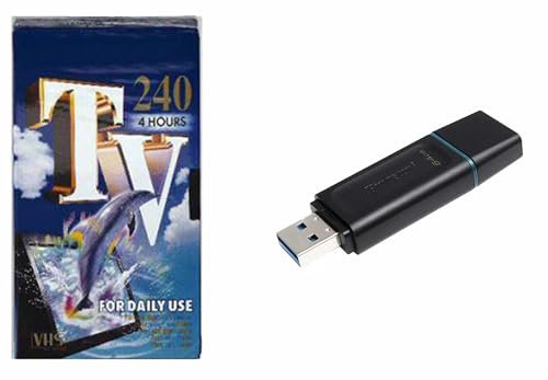 Service de déversement, transfert de cassettes vidéo VHS vers Pendrive ou Dvd (1 cassette vidéo de 240 minutes sur PENDRIVE)