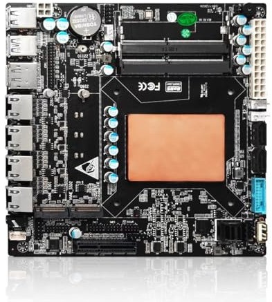 MNBOXCONET NAS Motherboard Core i5 1135G7, UHD Graphics, Mini-ITX NAS Board, DDR5 16GB RAM 512GB SSD 4 x i226V 2.5GbE LAN, Dual M.2 NVMe (PCle3.0x4), 6 x SATA3.0, PCIEx4 Slot, Type-C