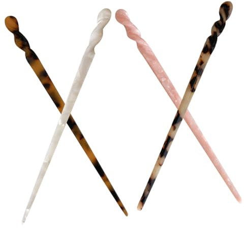 MERRYHAPY 4pezzi Bacchette Per Cinesi Decorative Acetato Per Acconciature Eleganti e Stile Vintage Per Eventi e Cosplay
