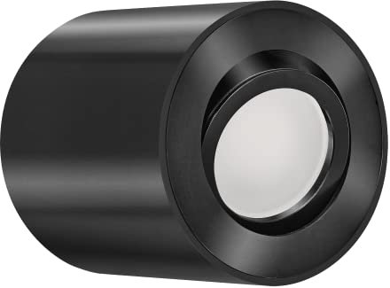 luxvenum LED Aufbaustrahler MR16/GU5.3 12V 7W - 10x dimmbare LED Deckenleuchte, 120° Abstrahlwinkel, 93 CRI, schwenkbar um 30°, Deckenspots für Küche & Wohnbereiche, Farbe Schwarz, 4000K