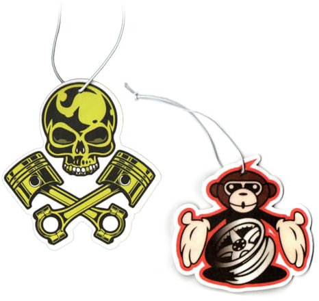 WUSJCOF 2 pcs Profumatore per Auto, Car Sweet Car, Fragranza, Cartoncino Sagomato da Appendere allo Specchietto Retrovisore