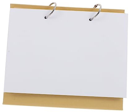 SHINEOFI Kalender Buch Aus Kraftpapier Spiral Book Loseblattbuch Mit Selbststehender Staffelei Für Diy-projekte Geeignet Für Büro Schlafzimmer Wohnzimmer Und Schule