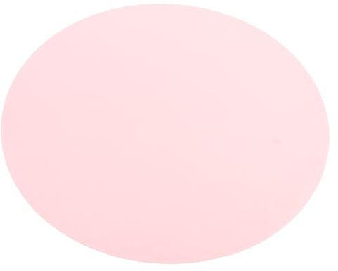 ERINGOGO Rundes Auslaufsicheres Silikon Tischset Haustier Futtermatte Wärmeisoliert Für Hunde Katzen Pink