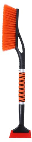 7VSTOHS Cepillo para Nieve y Rascador De Hielo 2 En 1 Cepillo para Nieve Desmontable para Coche para Limpiar El Parabrisas y Las Ventanas con Mango Ergonómico De Espuma para Coches y SUV