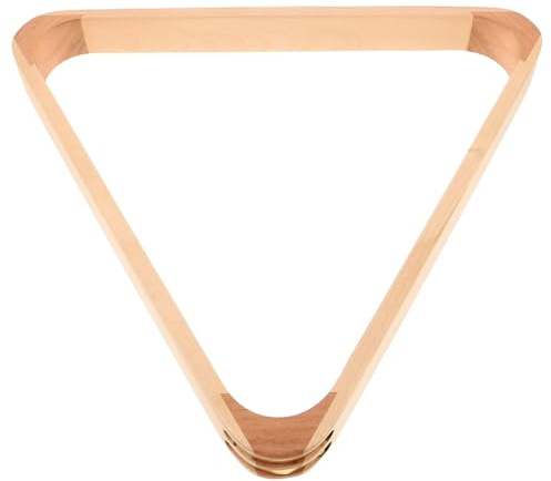 VICASKY 2 Pezzi Triangolo Porta Biglie da Biliardo in Legno Massello Supporto Stabile per Palline da Pool Triangolo da Tavolo Elegante per Allineamento Preciso e Gioco Uniforme
