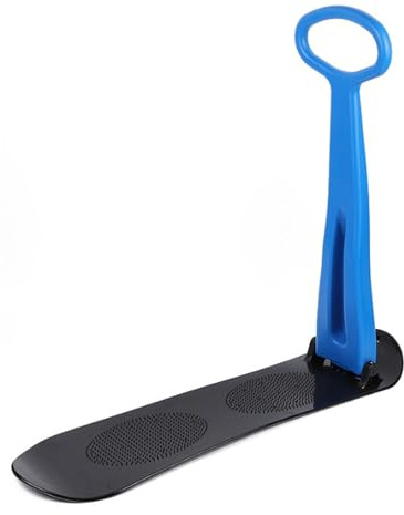 Tkidplw Leichter faltbarer Snowboard Schlitten Schneescooter Klappbar mit Lenker Ski Faltbar Leicht Schnee