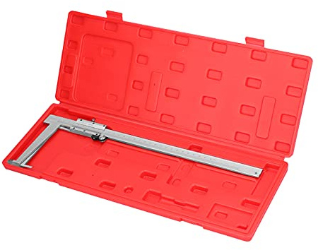 Garosa Pie de Rey 0-300mm, Calibre Mecánico de Acero Al Carbono con Superficie Pulida para Medición de Diámetro Interior en Mecanizado