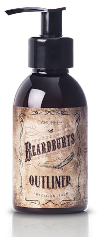 Beardburys Outliner | Gel de Afeitar Transparente, Perfilar Barba y Perfilar Bigote con Aloe Vera. 150 ml