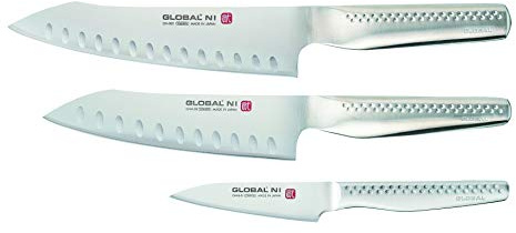 GLOBAL NI 3-pc. Knife Set (GN-002,GNM-03,GNFS-01)
