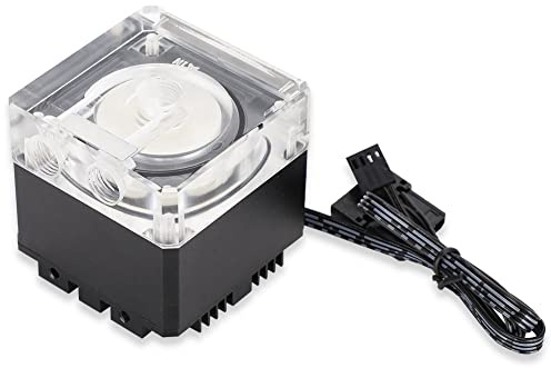 Richer-R CPU Water Cooling Pump, 3.5m Head, 800L/H Flow, 3000RPM, PC Compatible, Black
