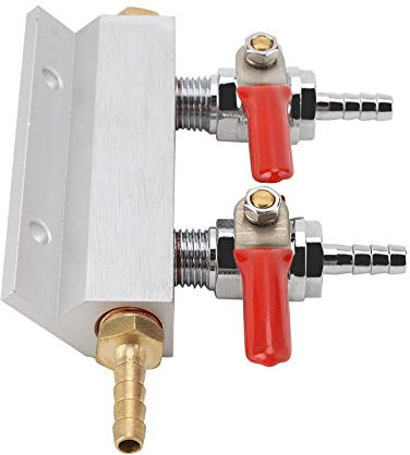 Muti-Way Manifold Distributor Co2 Air Gas Manifold Splitter Beer 2 Way Gas Distribution Splitter