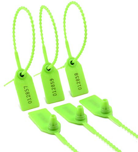 Pull-Tite - Sellos de seguridad para extintor (250 mm, 500 unidades), color verde