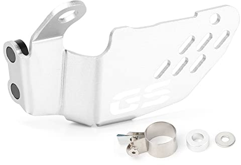 Modeer Für R1200GS LC Adventure 2013-2024 R1250GS Adventure HP 2019-2024 Sturzschutz Schalterschutz Seitenständer abdeckung r1200gsa r1250gsa r1250 gs hp r1200 adv Zubehör (Silber)