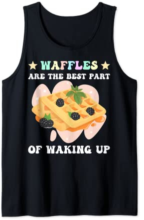 Waffle Costume Breakfast Waffle Master Waffle Maker Tank Top