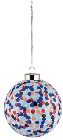 Alessi Proust AM43 3 - Palla per Albero di Natale di Design, in Vetro Soffiato Decorata a Mano