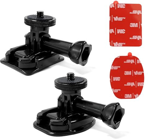 Higatful Support adhésif flexible pour Insta 360 ACE Pro ONE X3 X2 X RS R GO 3 2, kit d'accessoires pour casque compatible avec GoPro Hero 12 Max Session et DJI Osmo Action Caméras