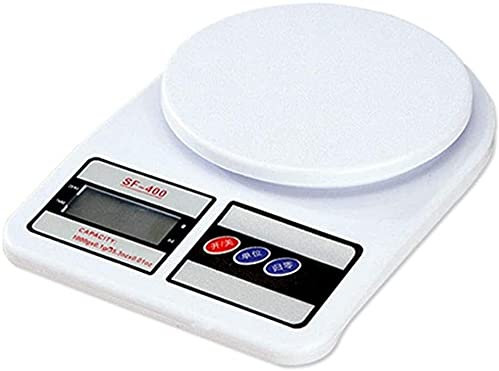 BGFYUSF Bilance per Alimenti Wlectronic Bilance da Cucina digitali digitali， Bilancia per grani di Legno da 5 kg Bilance elettroniche per Cottura ad Alta precisione di，One Color-5kg/1g