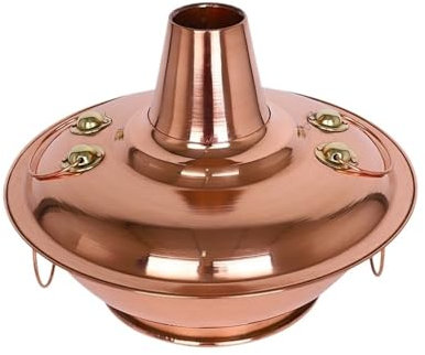 Fondue Olla Hot Pot Olla Caliente De Cobre, Olla De Sopa Espesa, Olla De Gas, Olla Caliente De Cobre For El Hogar, Olla Caliente De Cobre Fondue Queso(28cm)