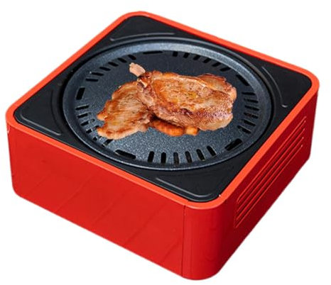 Barbacoa de carbón libre de humo, barbacoa de carbón, barbacoa de carbón para exteriores, barbacoa de carbón, barbacoa de carbón, sin humo, para casa, camping, uso al aire libre