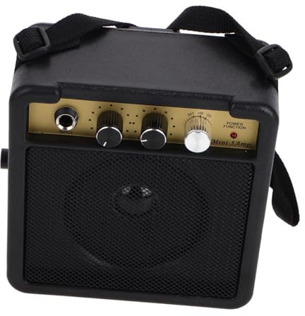 SHINEOFI 1 Set Elettrico Portatile per Chitarra Mini Amp per Elettriche e Acustiche Suono e Compatibile con Strumenti Costruzione Robusta e Affidabile per Pratica