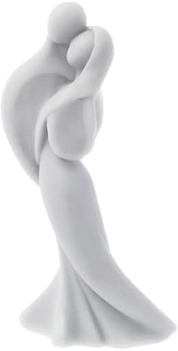 Molde de Silicona para Jabones de Boda | Pareja Unida en Vestido Blanco. Detalle Minimalista para Novios. Antiadherente y Fácil de Desmoldar. Ideal para Jabón, Escayola, Resina y Más. 4,5x10 cm.