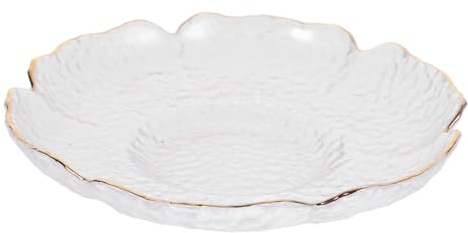 INOOMP Sottobicchiere in Vetro Trasparente con Tappetino Anticalore Spesso e Riutilizzabile Ristorante e da tè Supporto per Bicchieri e Tazze