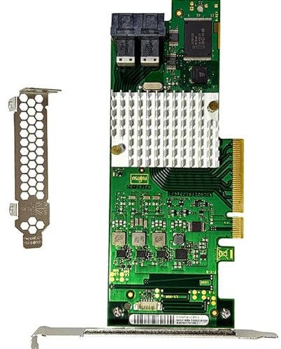 SAS HBA Card Compatible with LSI 9300-8i IT Mode & D3307 PCIe SATA Expansion Card, SAS Expander Support, 2x SFF-8643 Internal, 8-Port 12Gb/s PCIe 3.0, for NAS ZFS TrueNAS unRAID JBOD Lab Storage