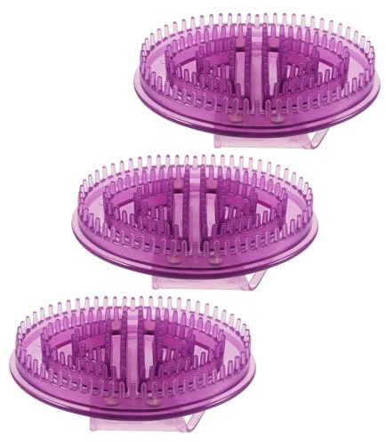 IWOWHERO 3 Stück Teiliges Silikon Meridian Massagegerät für Beine und Körper Weiche Massagebürste zur Muskelentspannung und Schmerzlinderung Handliches Wellness-tool für Sanfte Hautpflege