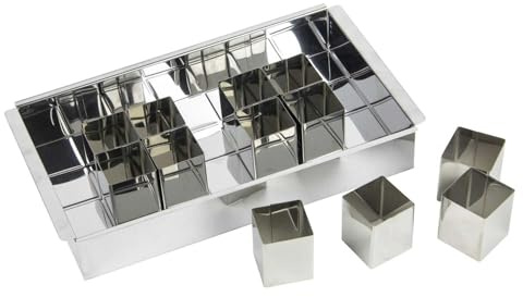 Lily cook Moule Number Cake Modulable en INOX Anniversaires Argent | Acier inoxydable, moule number cake modulable, 31x18 cm, anniversaires et occasions, pâtisserie, argent