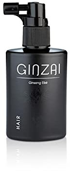 GINZAI Haarpflege Elixir 100ml mit Ginseng, vegan, Pflege für mehr Haarwachstum, beugt Haarausfall vor, gegen Schuppenbildung und Juckreiz, Ergebnisse schon nach 6 Wochen