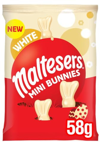 Maltesers - Mini sacchetto di cioccolatini con coniglietti di cioccolato, per la caccia alle uova di Pasqua, regalo di Pasqua, 58 g (confezione da 1)