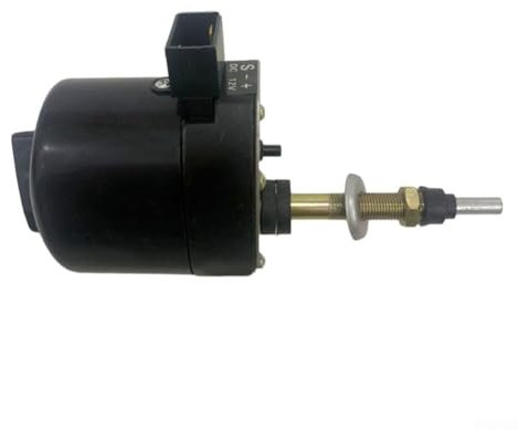 HpLive 12 V Scheibenwischermotor, universeller Scheibenwischermotor mit langem Schaft für Traktoren, Boote und Wohnmobile, Angelboot (Elektromotor)