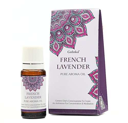 Goloka Duftöl - Naturdüfte für Aromatherapie, Raumduft, Diffusor, Duftlampe (Französischer Lavendel)