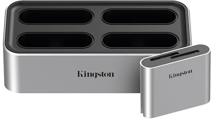 Kingston Workflow Station Dock y Lector de tarjetas SD USB-C 3.2 Gen2 Dual-Slot SD UHS-II - WFS-S