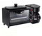 DimyFew 3 in 1 Maker Antihaft-Grillplatte Inklusive Kaffeemaschine Center Station für Brot