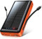 56800mAh 65W Portable Power Bank Battery Pack, 7 Charging Ports USB-C Fast Charging Phone Charger, Solar Charger with LED Display&Flashlight, for indoor/outdoor