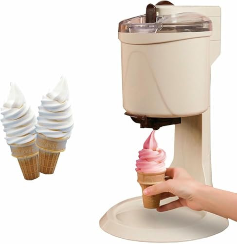 Soft Ice Cream Machine, Ice Cream Dessert Maker, Ice Cream Maker, for Home Ice Cream Machine for Kitchen Fruit Ice Cream Roll