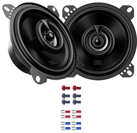 JBL Auto Lautsprecher Boxen Stage2 45F 2x320 Watt 10 cm 2 Wege Koax passend für FIAT Seicento 1998-2006 Armaturenbrett vorne