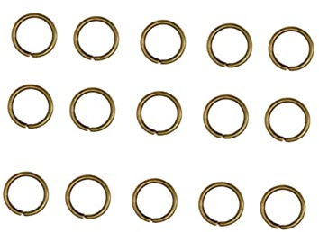 HOMSFOU 200 Piezas Llavero De Metal Anillos Abiertos Para Joyería De Acero Inoxidable Círculo Dividido Para Anillos Para Llaveros Partidos