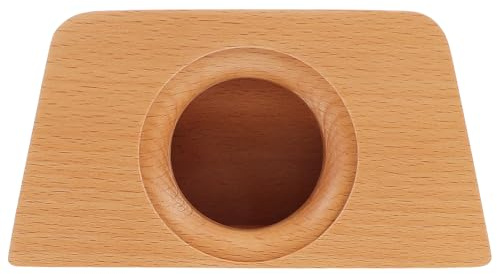 ULDIGI Soporte de Teléfono de Madera Amplificador de Altavoz para Escritorio, Compatible Móviles y Tablets, Diseño Trapezoidal Artesanal, Base Ergonómica y Natural de Madera de Haya