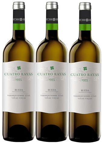 CUATRO RAYAS 1935 Verdejo - Vino Blanco DO Rueda (3 botellas x 750ml)