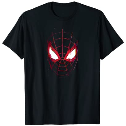 Marvel Spider-Man: Miles Morales Game Spidey Mask Maglietta