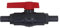 Valvula esfera agua roscada grifo bola pvc racor conector manguera jardin llave de paso plastico para piscina agricola (Roscado 1-1/2 + OD40mm)