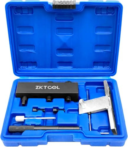 ZKTOOL Kit di strumenti di bloccaggio allineamento motore diesel, compatibile con Opel 1.6 Cdti, utensili albero a camme motore, strumenti catena di distribuzione motore, OEM KM 6130 KM 6349