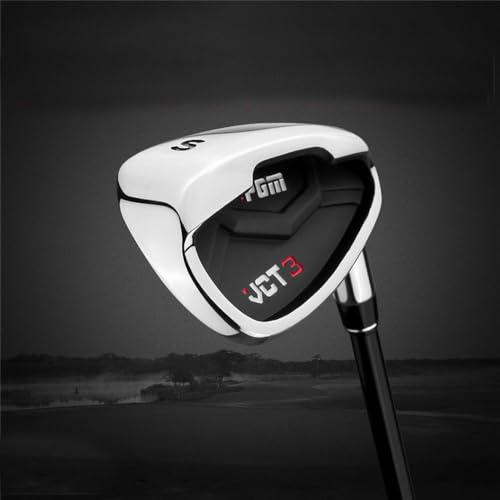 Hierro de Palo de Golf, #5/#/#7/#8/#9/#PW/#SW Club de Mujeres para Hombres diestros con Eje de Carbono/Acero para Deportes de Golf (# 9,con Eje de Carbono)